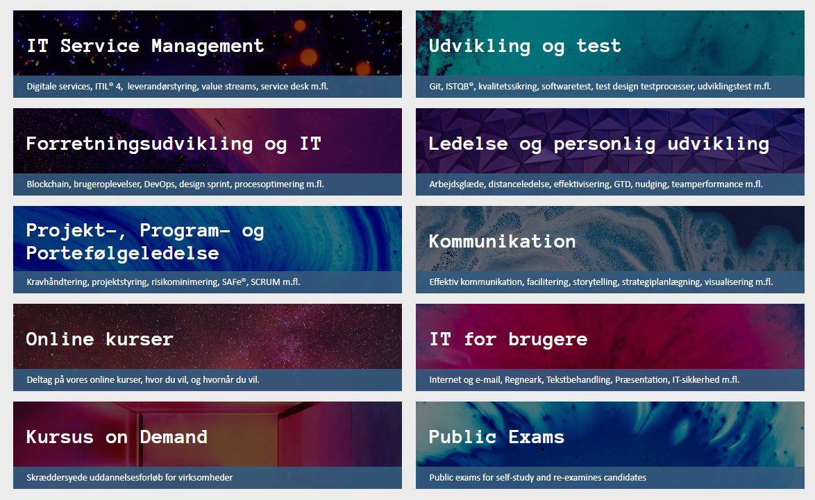 Styrk dine kompetencer online hos Dansk IT: Her er alle mulighederne